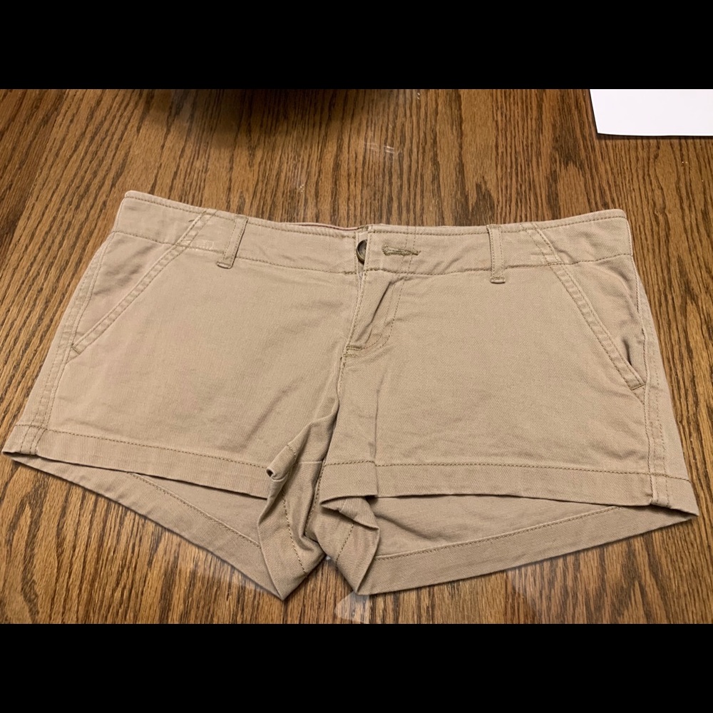 Hollister Khaki Shorts - Like New